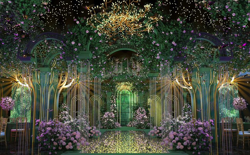 城西奇妙森林婚礼堂效果展示